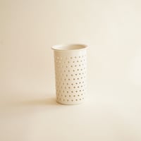 【安藤雅信】ストレーナーM（乳白艶釉）