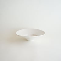 安藤雅信】オランダ皿 L 玉渕（白マット釉） | ギャルリ百草 online store