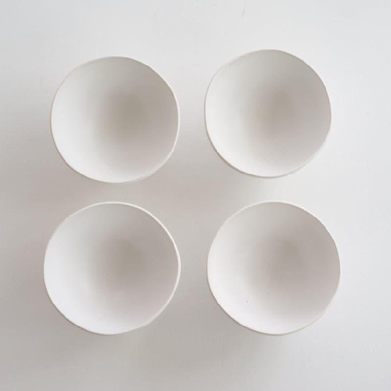 安藤雅信】オランダ丸碗 L （白マット釉） | ギャルリ百草 online store