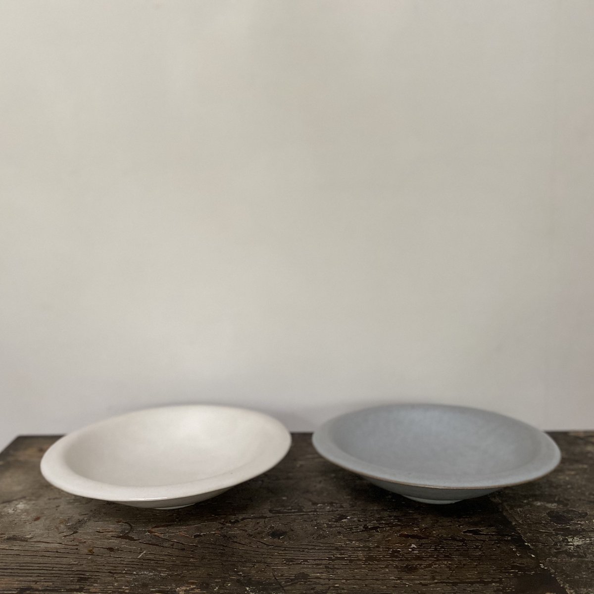 安藤雅信さん　オランダスープ皿L　乳白艶釉　22×5.5  6枚セット　新品 安藤雅信さん オランダスープ皿L 乳白艶釉 22×5.5 6枚セット 新品