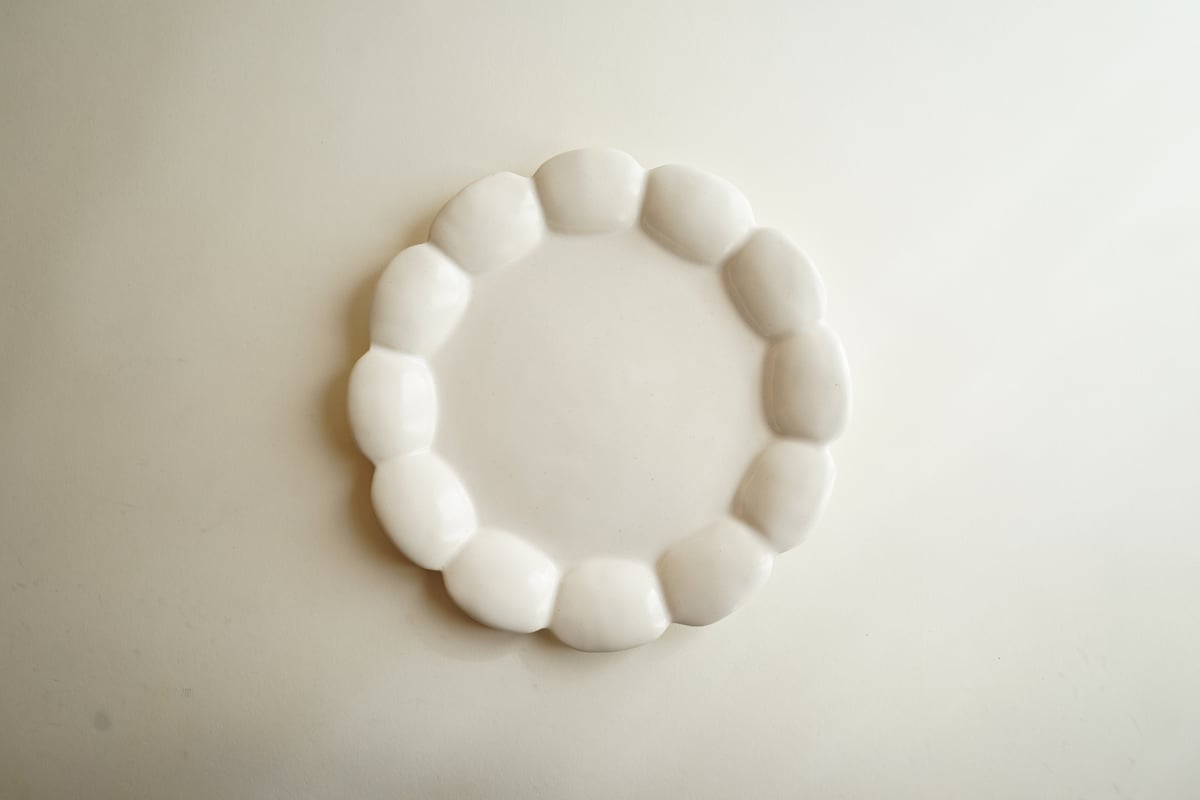 安藤雅信さん　オランダ輪花皿　2枚セット 安藤雅信さん オランダ輪花皿 2枚セット