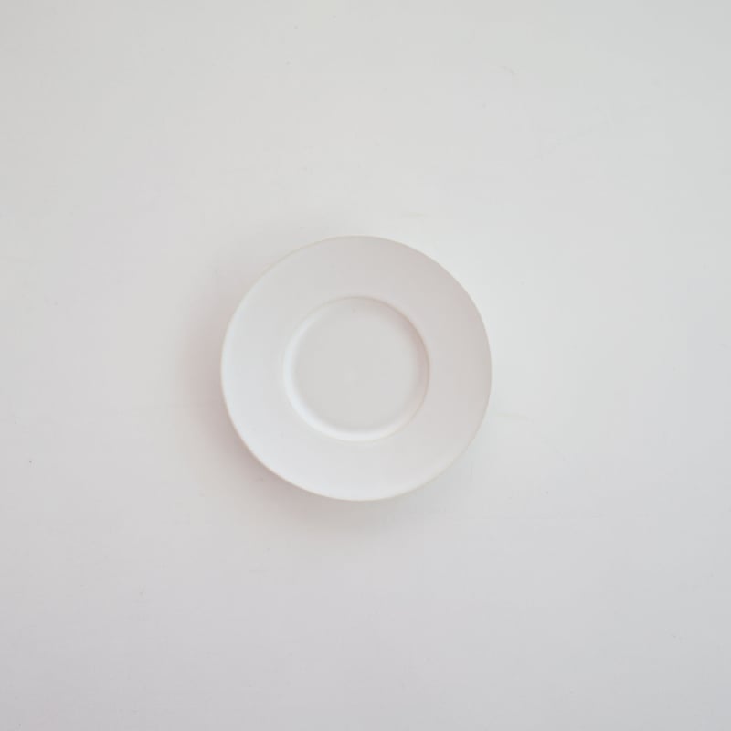 安藤雅信】ソーサー S（白マット釉） | ギャルリ百草 online store