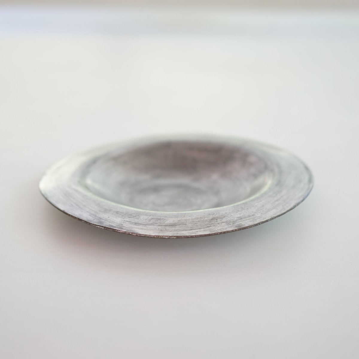 安藤雅信】銀彩ピューター丸シャッポ LM | ギャルリ百草 online