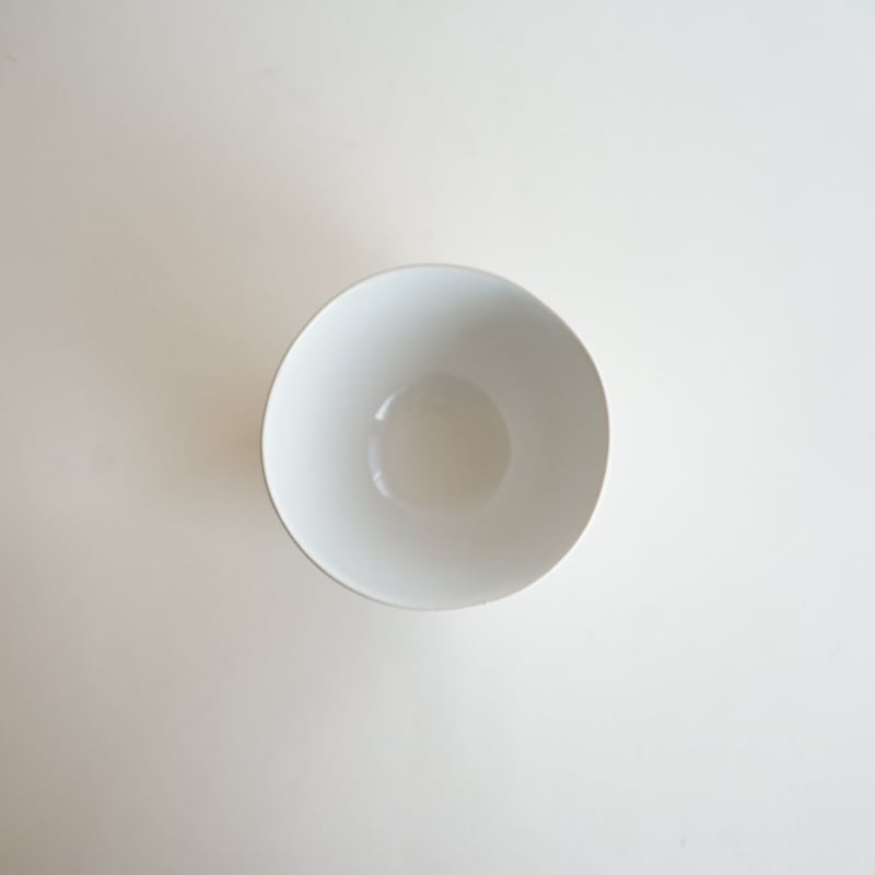 安藤雅信】カフェオレボウル 小 高台筋無し（青白艶釉） | ギャルリ