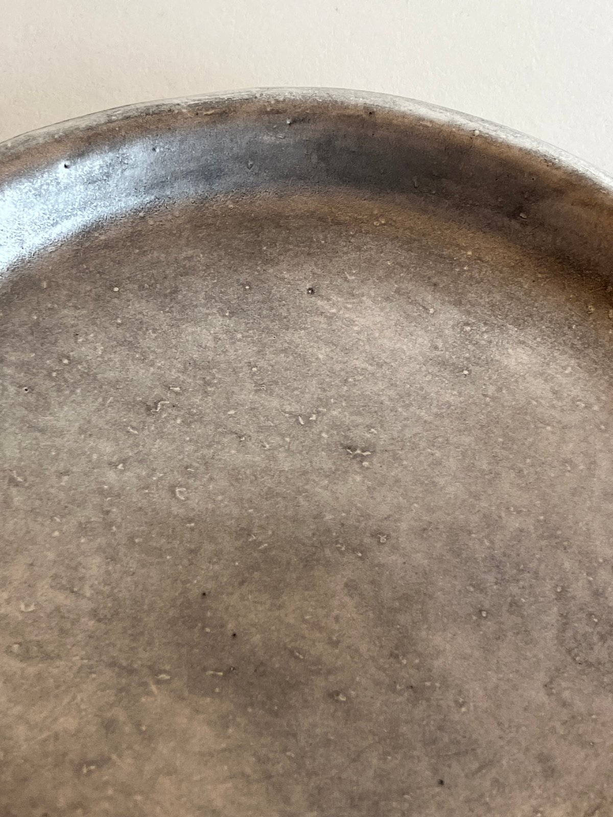 安藤雅信】銀彩ピューター渕丸プレート M | ギャルリ百草 online store