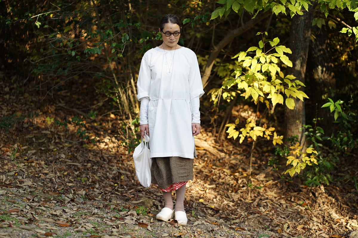 kitta 草木染め 安藤明子 百草サロン エプロン