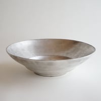 安藤雅信】銀彩ピューターリムオーバル深皿 M | ギャルリ百草 online store