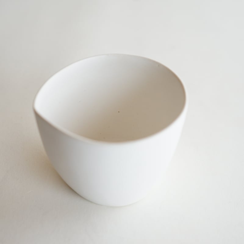 安藤雅信】太コップ M（白マット釉） | ギャルリ百草 online store