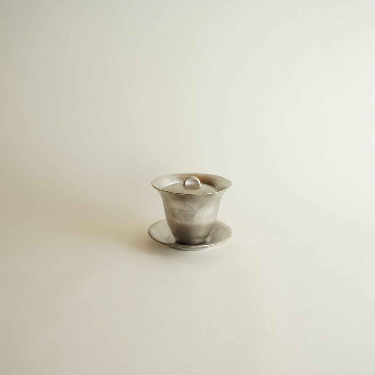 安藤雅信】 銀彩蓋碗 小 | ギャルリ百草 online store