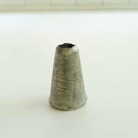 安藤雅信 黑石鹸置 ギャルリ百草 安藤雅信】オランダ石鹸置（乳白艶釉