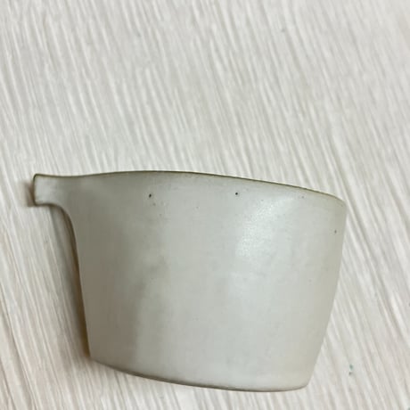 【安藤雅信】白糖釉片口 MS