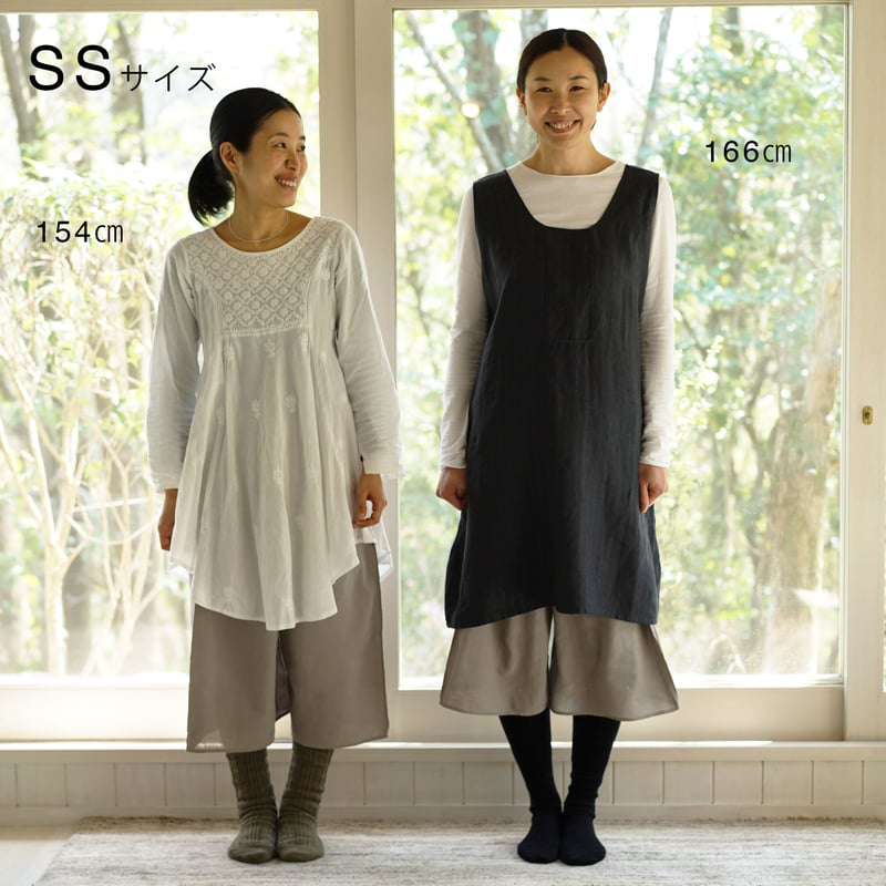 安藤明子】ゴムズボン L丈 | ギャルリ百草 online store 安藤明子】ゴムズボン L丈 | ギャルリ百草 online store