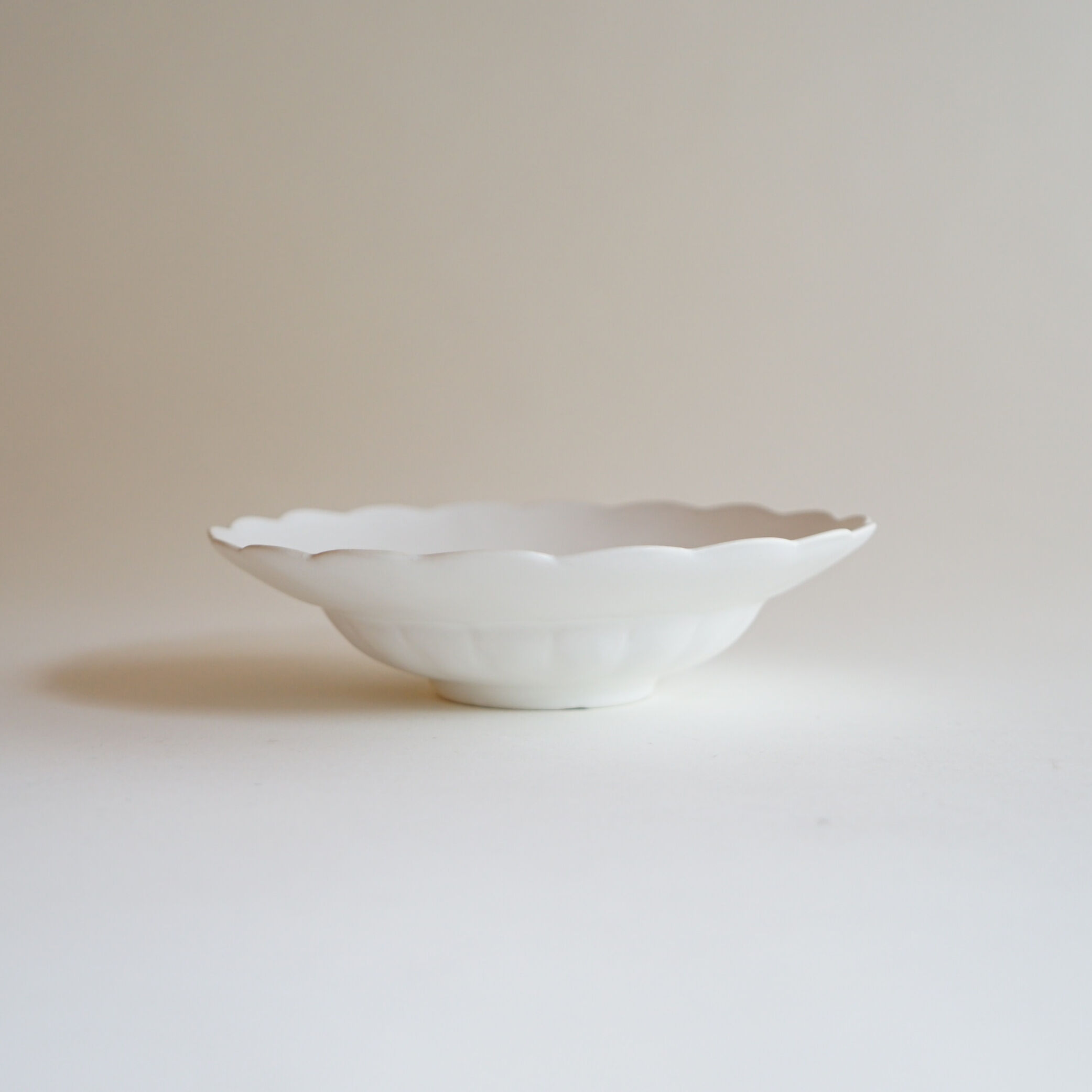 極美品 安藤雅一信　輪花鉢2個セット　白マット釉 original