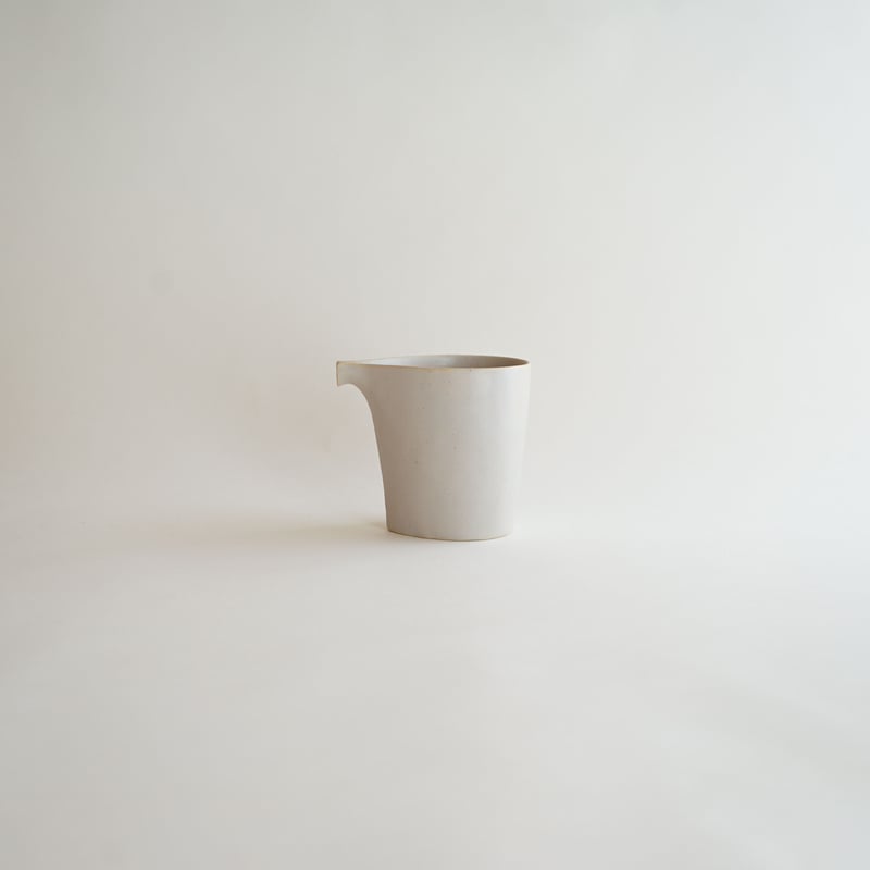 【安藤雅信 作】片口 安藤雅信】細長片口 M （砂色） | ギャルリ百草 online store