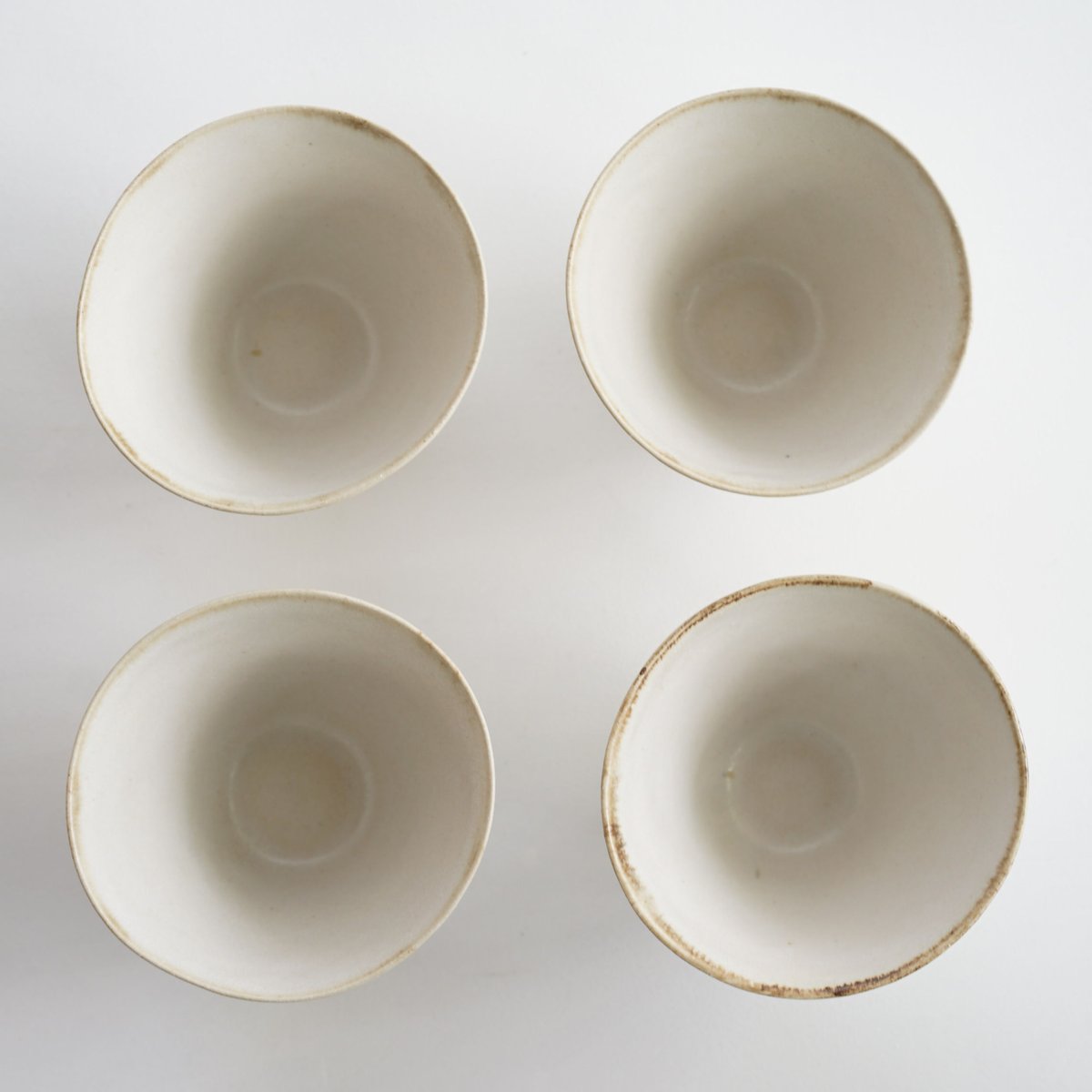 安藤雅信】 カフェボウル 細（口紅亜麻釉） | ギャルリ百草 online store