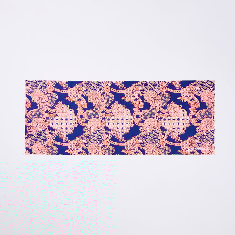 ASIAN BATIK TENUGUI (NAVY / ORANGE) | Jalan Raj