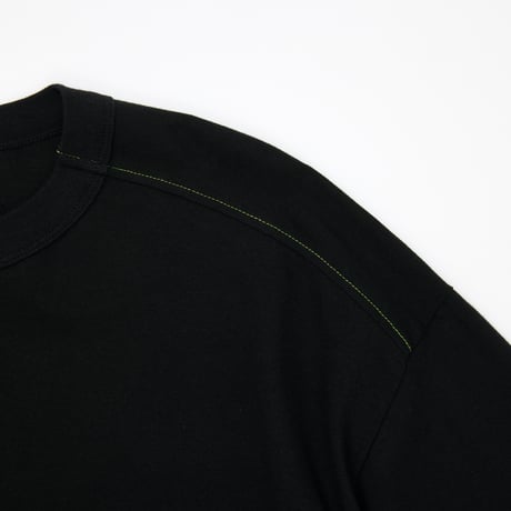 三二一STITCH LONG TEE (BLACK) -Mansion Butik HALIA- 限定