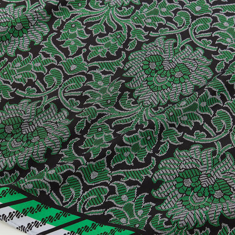 DEGITAL SONGKET 超撥水FUROSHIKI (HITAM & HIJAU)
