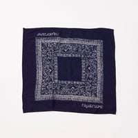 BATIK rajabrooke logo HANDKERCHIEF (PURPLE/CEMENT)