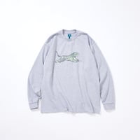 BATIK TIGER L/S TEE (GRAY) - Mansion Butik HALIA & Online限定 -