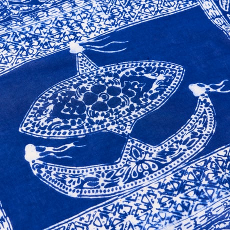 BATIK WAU LOGO HANDKERCHIEF (BLUE)