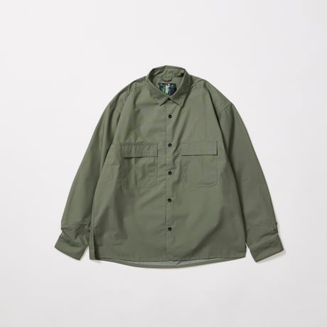 KERJA SHIRT 3 (OLIVE HIJAU)