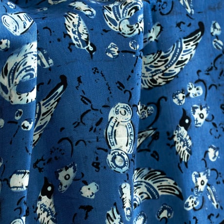 BATIK STOLE (大) (BLUE)