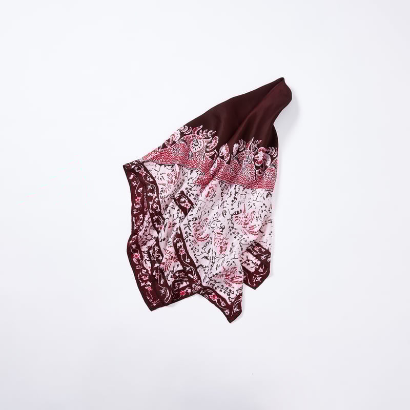 BATIK JARAK SCARF BENI(Panas) | Jalan Rajabrooke