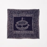 BATIK WAU LOGO HANDKERCHIEF (PURPLE/CEMENT)