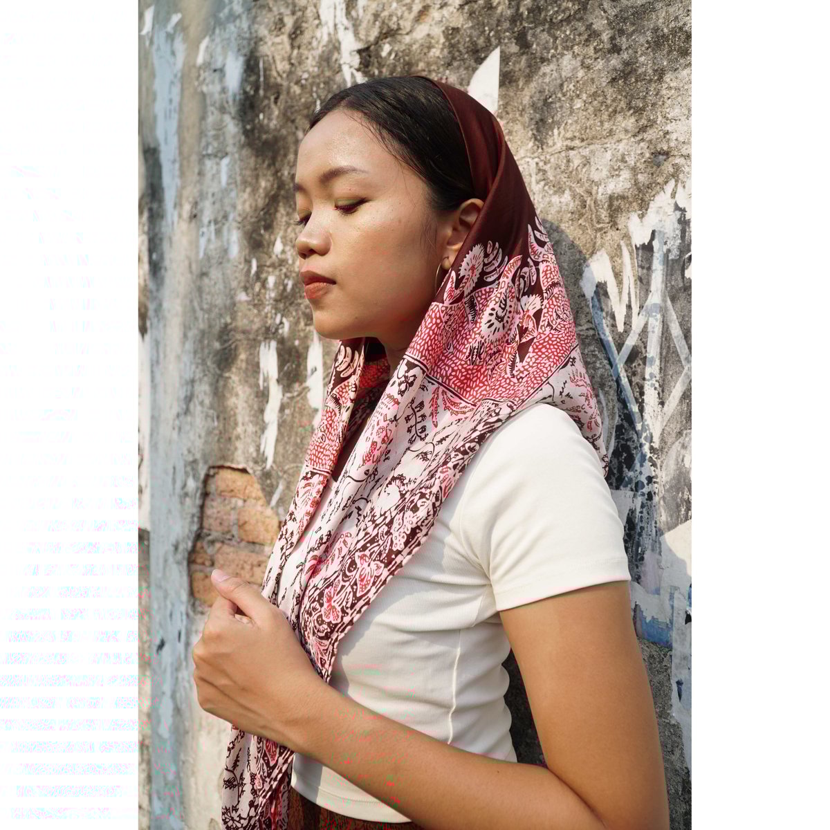 【新品未使用】rajabrooke BATIK STOLE M BROWN 安いファッション - 【新品未使用】rajabrooke BATIK STOLE M BROWN