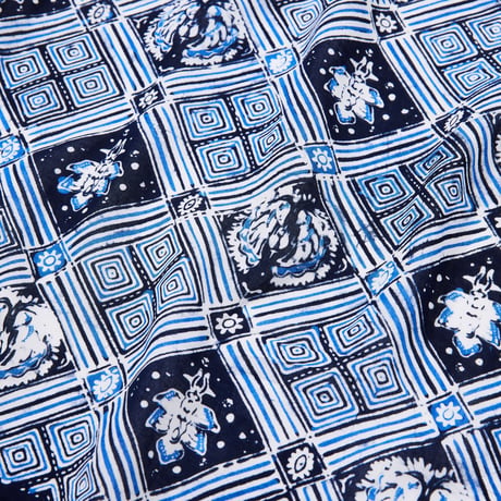 BATIK JARAK HANDKERCHIEF NAVY (Dingin)