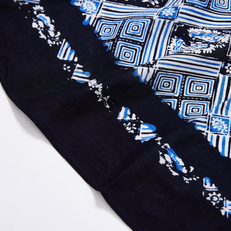 BATIK JARAK STOLE NAVY (Dingin) | Jalan Rajabrooke