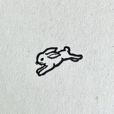 オリジナルスタンプ・跳ねうさぎ