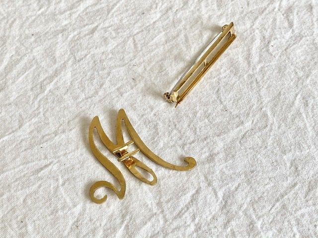 h146 希少　美品　ティファニー　アルファベット「S」イニシャル「s」ブローチ Tiffany & Co. - ティファニー ネックレス ダイヤ ダイヤモンド