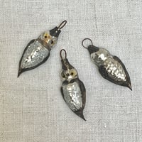 ドイツのガラスのオーナメント・ ミニふくろう