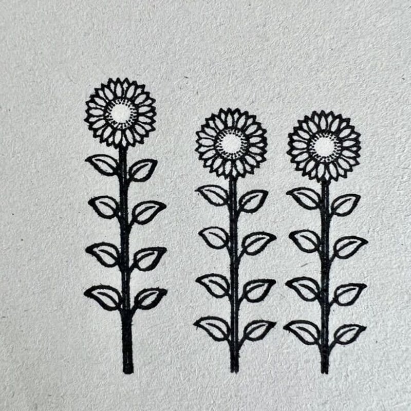 オリジナルスタンプ・ひまわり | Biscuit web store