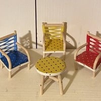 ドール家具4点セット