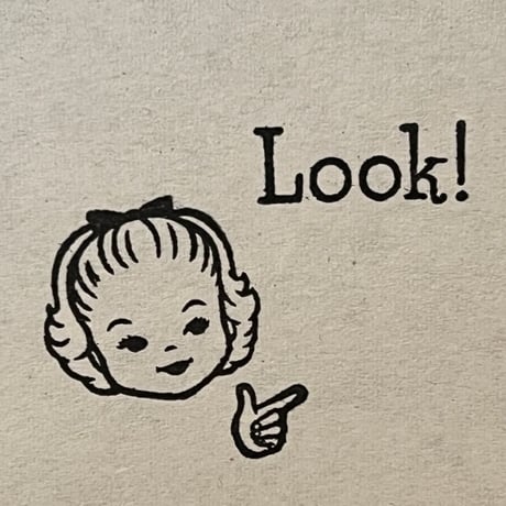 オリジナルスタンプ・Look!