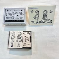 スタンプセット・パンジー＆ロビン