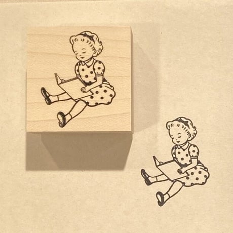 オリジナルスタンプ・読書