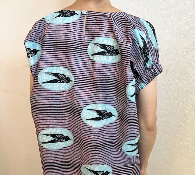 ワンピース・Vlisco(ツバメ・パステル) ロング丈 | Biscuit web store