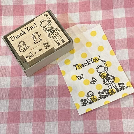 スタンプセット・落書きthank you