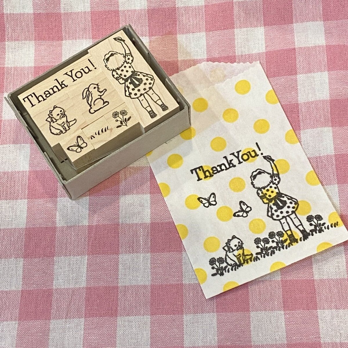 スタンプセット・落書きthank you | Biscuit web store