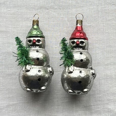 ロシアクリスマスオーナメントガラスミニセットビンテージ