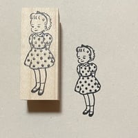 オリジナルスタンプ・スタンディング(パンジー)