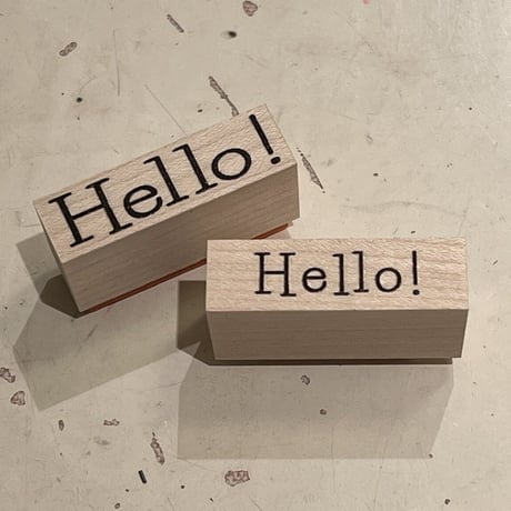 オリジナルスタンプ・Hello ! 2種