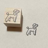 オリジナルスタンプ・プードル