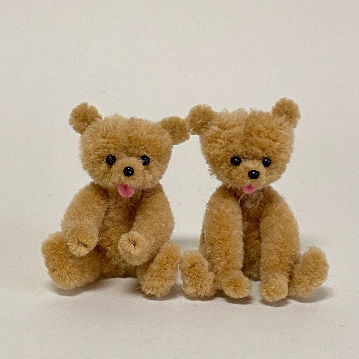 手作りモールキット「2匹のクマ ライトブラウン」 | Biscuit web store