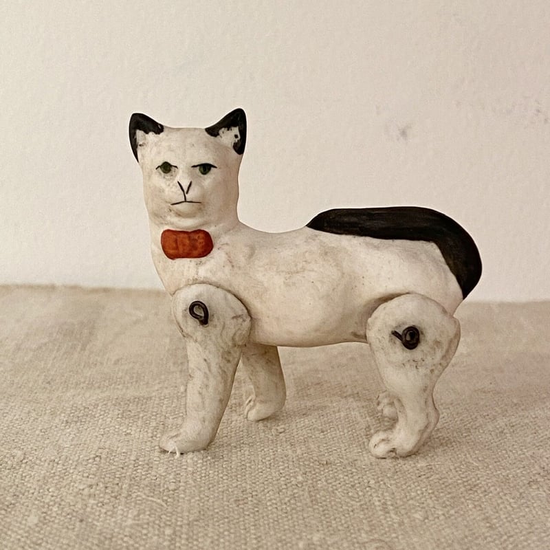 西洋柊　晩秋　リボン　猫　5個セット ミニョネット5・赤リボンのねこ | Biscuit web store