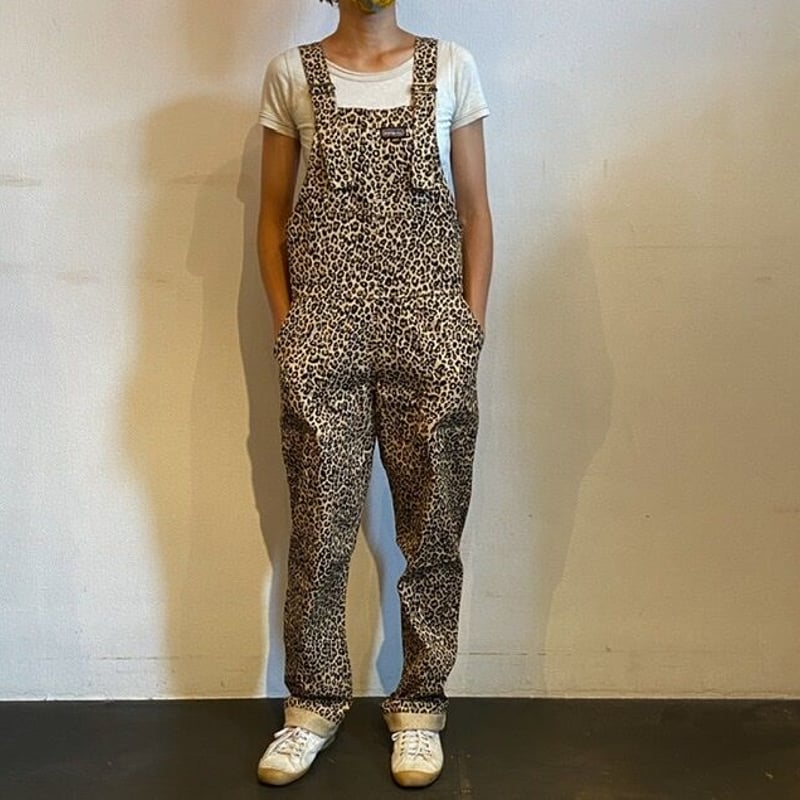 【新品】RIPNDIP ヒョウ柄オリーブグリーン オーバーオール オーバーオール・ヒョウ柄 | Biscuit web store